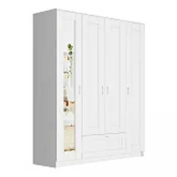 Сириус шкаф комбинированный 4 двери и 1 ящик, 1 зеркало | 156 см