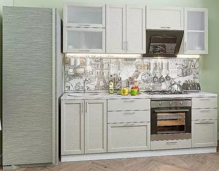 Сканди-02 Cappuccino Softwood Белый 2140*2200*600