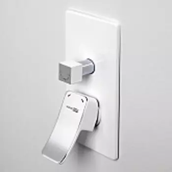 Смеситель для ванны и душа WasserKRAFT Aller 10641WHITE