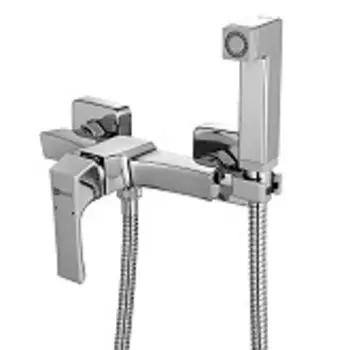 Смеситель Lemark Unit с гигиеническим душем встраиваемый