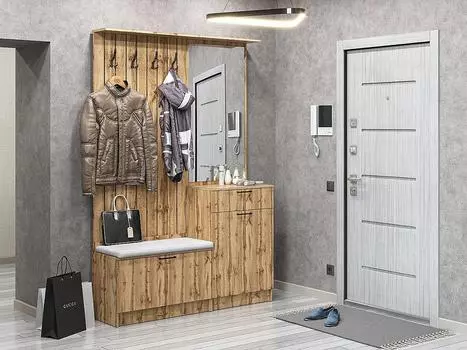 Стиль-02 Wotan Oak 2S/Дуб Вотан Дуб Вотан 2090*1400*380