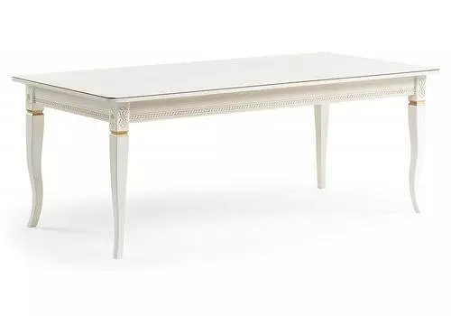 Стол Балмет молочный / золото