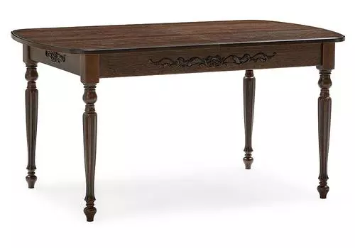 Стол Бевье орех темный / орех