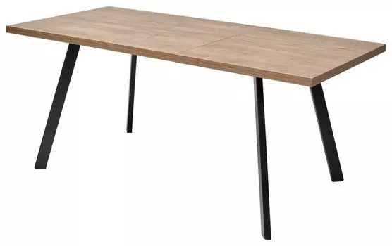 Стол BRICK M 140 Дуб Канзас/ Черный