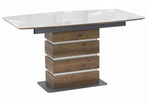 Стол Фернан орех кантри/белый