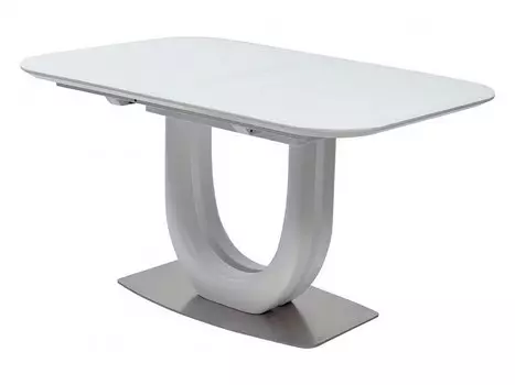 Стол FLORIDA 140 WHITE матовое стекло