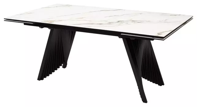 Стол IVAR 180 MARBLES KL-188 Контрастный мрамор, итальянская керамика