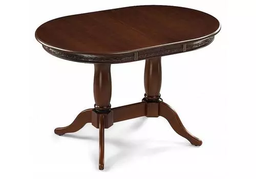 Стол Кантри 120 орех с коричневой патиной