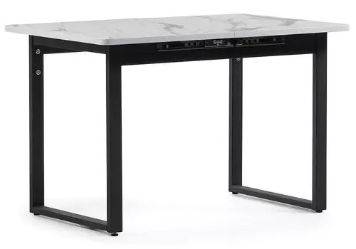 Стол Кэрин черный/белый