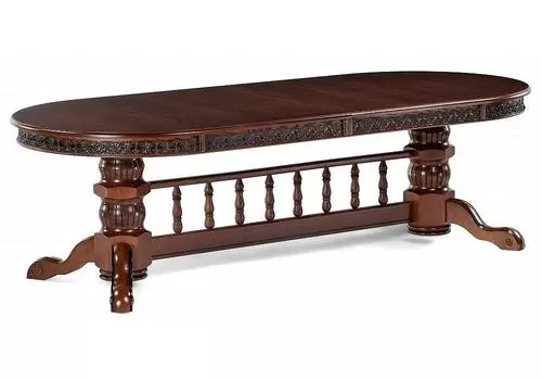 Стол Кассиль орех с коричневой патиной