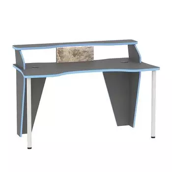 Стол компьютерный Индиго 12.61 Тёмно-серый, Граффити