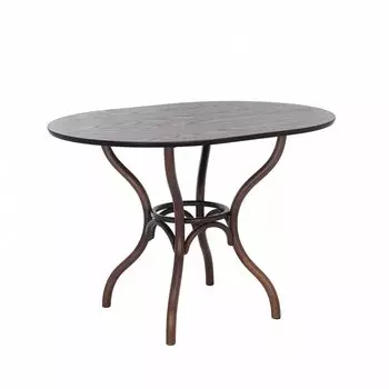 Стол Leset Тор овальный Тёмный орех