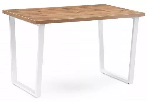 Стол Лота Лофт 120х74х75 дуб вотан/белый матовый