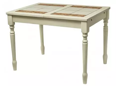 Стол LT T13302 BUTTERMILK #WW21/ плитка 2 тона LILY WHITE/ COSMO