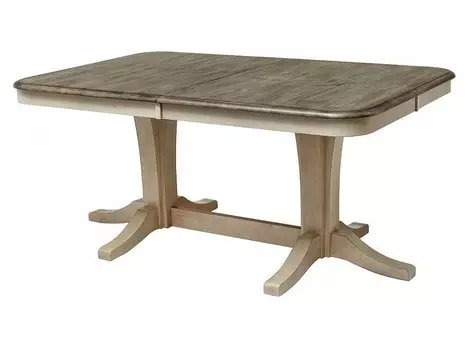 Стол LT T17547 DARK OAK #K532/ BUTTERMILK #WW504