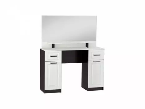 Стол макияжный Прага СТ-900 МДФ Белое дерево/Венге Премиум