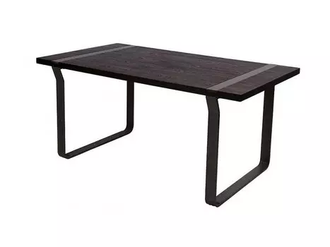 Стол MAXINE 180 Черное серебро