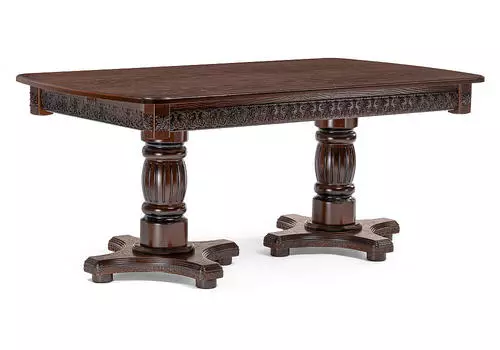 Стол Морнит 180(240)х100 орех темный / орех