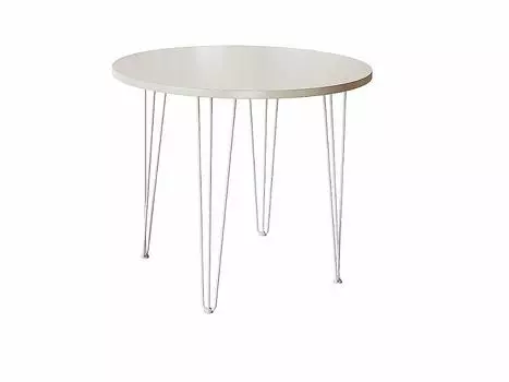 Стол обеденный круглый TLC-1.2 Cashmere In 2S/W Белый 732*900*900