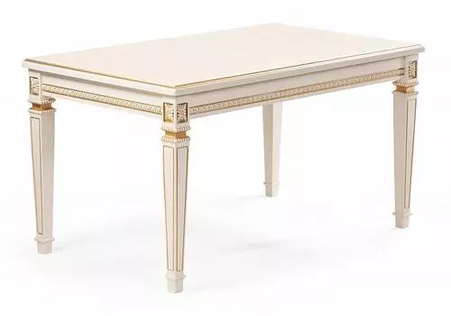 Стол Паветти слоновая кость/золото