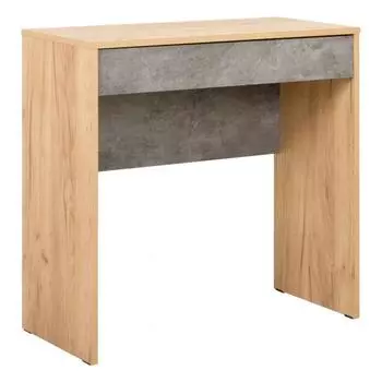 Стол письменный Крафт 12.35 Дуб Золотой/Камень Темный