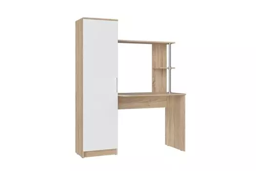 Стол письменный СТЕНЛИ Дуб Сонома/Белый 74260341