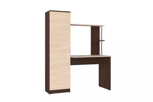 Стол письменный СТЕНЛИ Венге/дуб Кремона 74260157