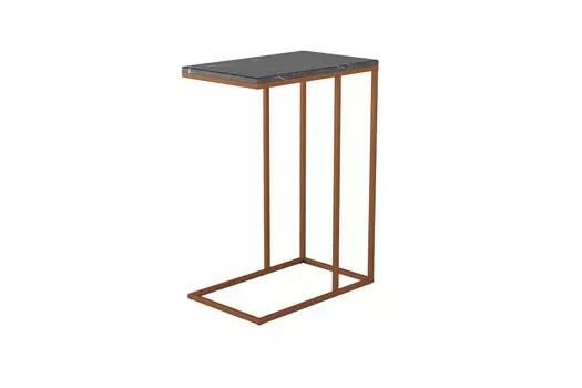 Стол придиванный Агами Купер (черный мрамор)