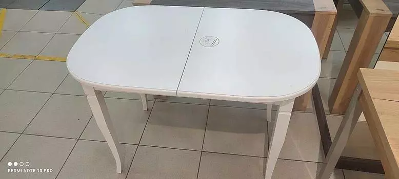 Стол раздвижной Leset Аризона 1Р 1100(1500)*700*750 Белый Выставочный образец