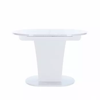 Стол раздвижной Leset Флер 1100(1420)*800*750 Белый глянец