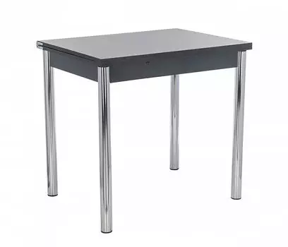 Стол раздвижной Leset Лиль 1Р Хром/Антрацит