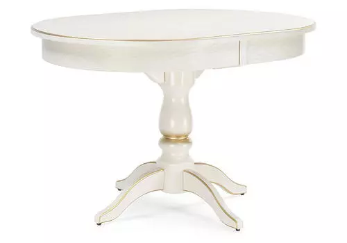 Стол Сайрус слоновая кость / золото