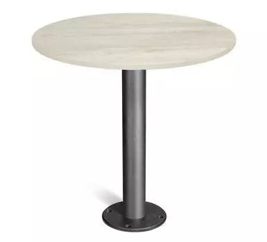 Стол SHT-T13/80 ЛДСП чёрный муар/дуб беленый