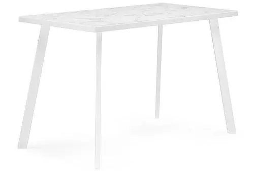 Стол Тринити Лофт 120 25 мм сабия/матовый белый