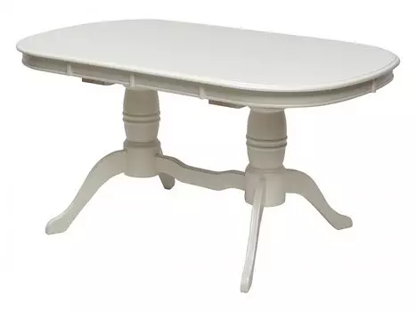 Стол TS LOUVRE (AV) овальный, IVORY WHITE (LV-T9015EX(AV)) шпон ясеня