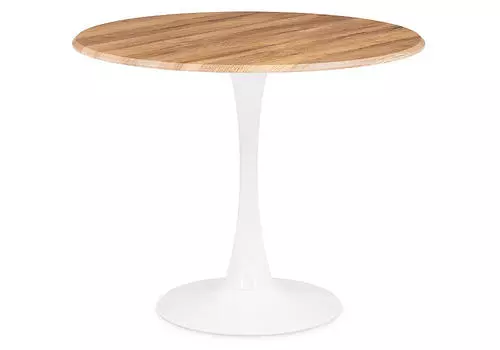 Стол Тулип 90х73 дуб вотан/белый