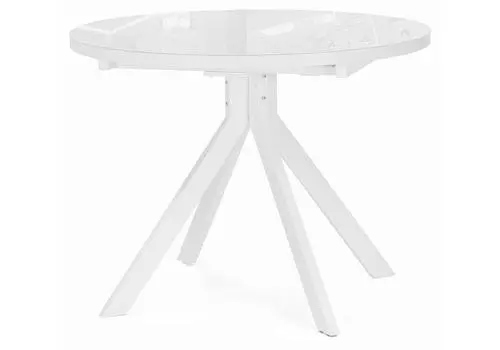 Стол Веллор 100(135)х100х78 белый