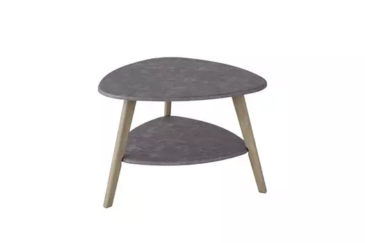 Стол журнальный Бруклин (серый бетон)