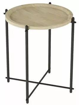 Стол журнальный Калифорния Кнуд Дуб санремо/Черный