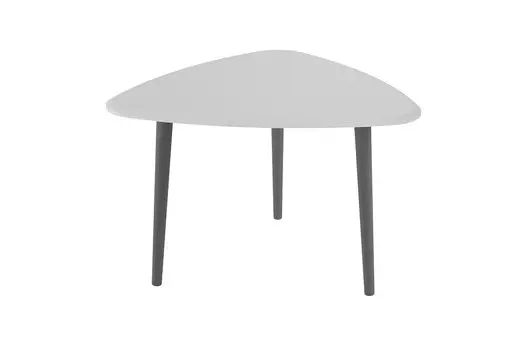 Стол журнальный Квинс (белый)