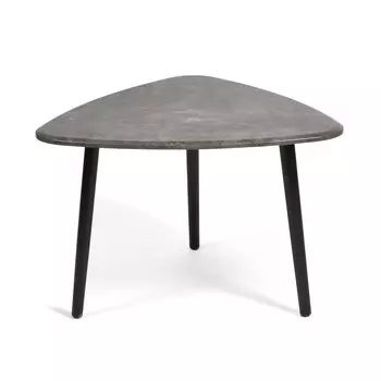 Стол журнальный Квинс (серый бетон)