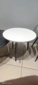 Стол журнальный Манхэттен (белый) Выставочный образец