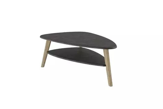 Стол журнальный Ричмонд серый бетон/дуб сонома