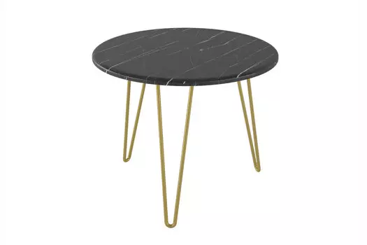 Стол журнальный РИД Голд 430 (черный мрамор)