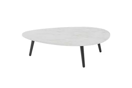 Стол журнальный Стэм (белый бетон)