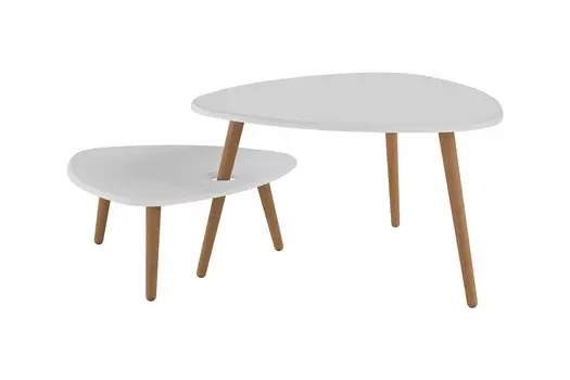 Стол журнальный Стилгрей (белый)