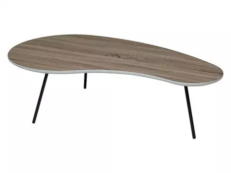 Стол журнальный WOOD61 #4 дуб серо-коричневый винтажный