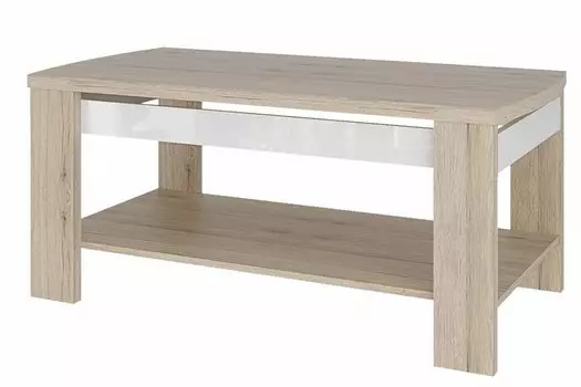 Стол журнальный Ксено СТЛ.078.09 Дуб санремо/Белый