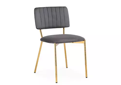 Стул Armond dark gray/gold
