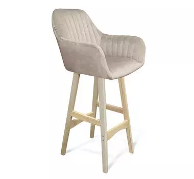 Стул барный SHT-ST38-1/S65 лунный мрамор/прозрачный лак